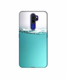 Amazon Brand - Solimo Designer Half Fill 3D Printed Hard Back Case Mobile Cover for Oppo A9 (2020)