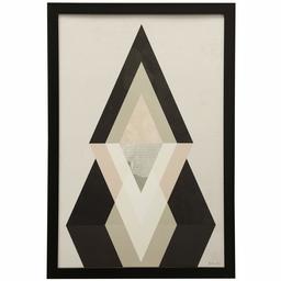 Amazon Brand – Rivet Modern Geometric Abstract Diamond Print II Wall Art Decor - 14