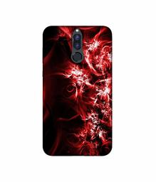 Amazon Brand - Solimo Designer Reddish Pattern 3D Printed Hard Back Case Mobile Cover for Huawei Honor 9i