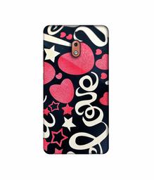 Amazon Brand - Solimo Designer Love You 3D Printed Hard Back Case Mobile Cover for Nokia 2.1