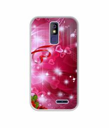 Amazon Brand - Solimo Designer Love UV Printed Soft Back Case Mobile Cover for Panasonic P100