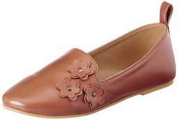 Amazon Brand - Symbol Women's Beige Ballet Flats-3 UK (36 EU) (6 US) (SYM-WS-002)