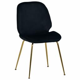 Rivet Mid-Century Luxe Velvet Dining Chair, 34.1