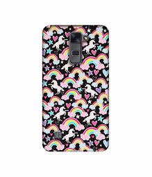 Amazon Brand - Solimo Designer Unicorn Texture 3D Printed Hard Back Case Mobile Cover for LG Stylus 2