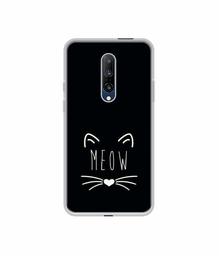 Amazon Brand - Solimo Designer Meow UV Printed Soft Back Case Mobile Cover for OnePlus 7 Pro