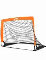 UMI. by Amazon Football Goal Portable Football Net 4'x3' (Orange Tigre)