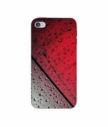 Amazon Brand - Solimo Designer Water Drop On Glass 3D Printed Hard Back Case Mobile Cover for Apple iPhone 4 / 4S