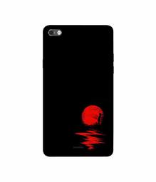 Amazon Brand - Solimo Designer Red Moon 3D Printed Hard Back Case Mobile Cover for Micromax Canvas Sliver 5 Q450