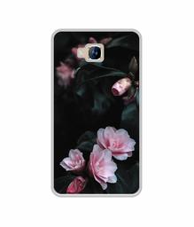 Amazon Brand - Solimo Designer Dark Flowers Photography UV Printed Soft Back Case Mobile Cover for Lyf Wind 2