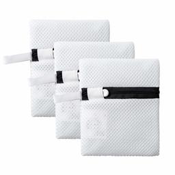 [Amazonブランド] Umi.(ウミ) 洗濯ネット 洗濯洗剤ネット マグネシウム粒 アロマビーズ セラミックボール 粉石鹸 溶け残りが衣類に付き防止 洗濯DIY 消臭 洗浄 除菌 (洗濯ネット3枚セット)