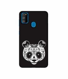 Amazon Brand - Solimo Designer Panda Illustrator 3D Printed Hard Back Case Mobile Cover for Samsung Galaxy M21 / M30s