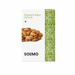 Amazon Brand - Solimo Premium Roasted & Salted Almonds, 250g