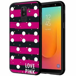 Amazon Brand - Solimo Designer Love Pink Printed Hard Back Case Mobile Cover forSamsung Galaxy J8 2018 / Samsung Galaxy On8 (D1195)