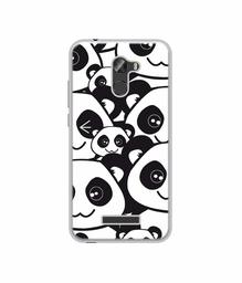 Amazon Brand - Solimo Designer Panda Texture UV Printed Soft Back Case Mobile Cover for Gionee X1S