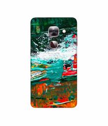 Amazon Brand - Solimo Designer Multicolor Glass Color 3D Printed Hard Back Case Mobile Cover for LeEco Le Max 2