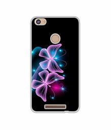 Amazon Brand - Solimo Designer Butterflies Neon Light UV Printed Soft Back Case Mobile Cover for Comio P1 4G