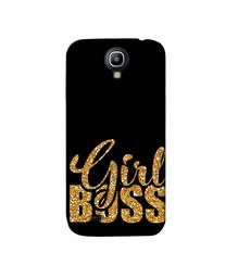 Amazon Brand - Solimo Designer Sparkle Girl Boss 3D Printed Hard Back Case Mobile Cover for Samsung Galaxy S4 GT i9500