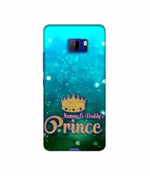 Amazon Brand - Solimo Designer Mummy & Daddy's Prince 3D Printed Hard Back Case Mobile Cover for HTC U Ultra