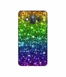 Amazon Brand - Solimo Designer Multicolor Stars 3D Printed Hard Back Case Mobile Cover for Samsung Galaxy J7 Duo