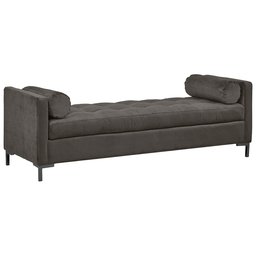 Amazon Brand – Rivet Uptown Mid-Century Modern Tufted Velvet Daybed Loveseat, 78