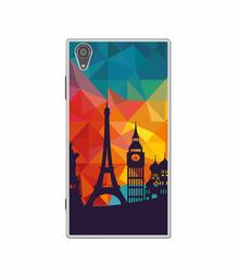 Amazon Brand - Solimo Designer Colored Paris UV Printed Soft Back Case Mobile Cover for Sony Xperia XA1 Plus