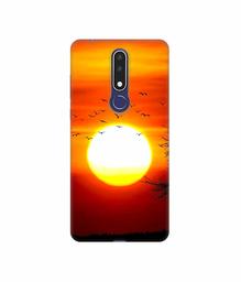 Amazon Brand - Solimo Designer Sunset View 3D Printed Hard Back Case Mobile Cover for Nokia 3.1 Plus