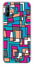 Amazon Brand - Solimo Designer Multicolor Visual Art Pattern Printed Soft Back Case Mobile Cover for Realme C3