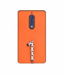 Amazon Brand - Solimo Designer Number One 3D Printed Hard Back Case Mobile Cover for Nokia 5