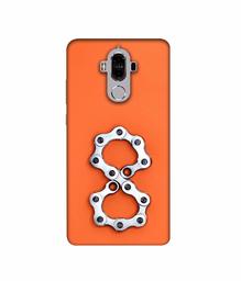 Amazon Brand - Solimo Designer Number Eight 3D Printed Hard Back Case Mobile Cover for Huawei Mate 9