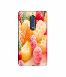 Amazon Brand - Solimo Designer Color Candies 3D Printed Hard Back Case Mobile Cover for Nokia 5