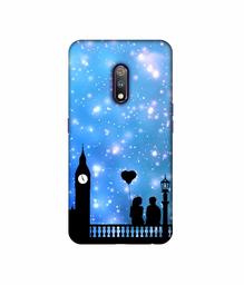 Amazon Brand - Solimo Designer Love Couple Vector 3D Printed Hard Back Case Mobile Cover for Realme X