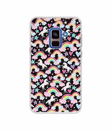 Amazon Brand - Solimo Designer Unicorn Texture UV Printed Soft Back Case Mobile Cover for Samsung Galaxy A8 Plus (2018)