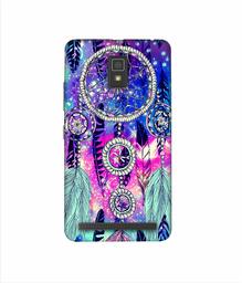 Amazon Brand - Solimo Designer Round Wall Hanging Pattern 3D Printed Hard Back Case Mobile Cover for Lenovo A6600