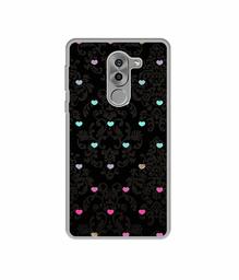 Amazon Brand - Solimo Designer Heart Texture UV Printed Soft Back Case Mobile Cover for Huawei Honor 6X