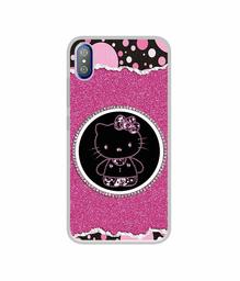 Amazon Brand - Solimo Designer Kitty with Glitter UV Printed Soft Back Case Mobile Cover for i Kall K8