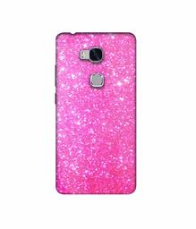 Amazon Brand - Solimo Designer Pink Sparkle 3D Printed Hard Back Case Mobile Cover for Huawei Honor 5X