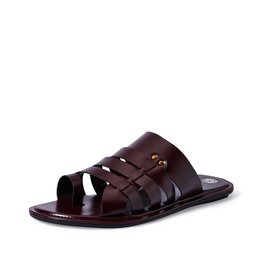 Amazon Brand - Symbol Men's Brown Sandals-11 UK/India (45 EU) (AZ-KY-340B)