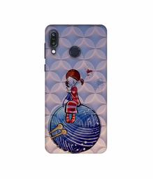 Amazon Brand - Solimo Designer Lady Vector Patternn 3D Printed Hard Back Case Mobile Cover for Asus Zenfone Max M1 ZB555KL