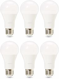 AmazonBasics Professional - LED-Leuchtmittel, Edison-Schraubgewinde (E27), entspricht 100-Watt-Birne, Kaltweiß, 6 Stück