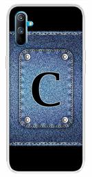 Amazon Brand - Solimo Designer Multicolor Button Jeans Alphabet-C Printed Soft Back Case Mobile Cover for Realme C3