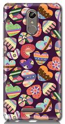 Amazon Brand - Solimo Designer Heart Pattern Design 3D Printed Hard Back Case Mobile Cover for Gionee S6s