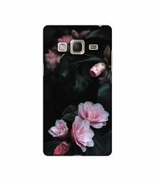 Amazon Brand - Solimo Designer Dark Flowers Photography 3D Printed Hard Back Case Mobile Cover for Samsung Z3