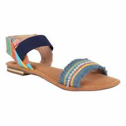 Teen Mix By Catwalk Women's Blue Fashion Slippers-6 UK (38 EU) (8 US) (TM4258D_A)