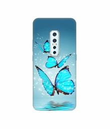 Amazon Brand - Solimo Designer Flying Butterflies 3D Printed Hard Back Case Mobile Cover for Vivo V17 Pro