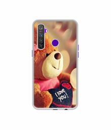 Amazon Brand - Solimo Designer Teddy Bear UV Printed Soft Back Case Mobile Cover for Realme 5 Pro