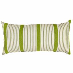 Amazon Brand – Rivet Casual Outdoor Throw Pillow - 24 x 12 Inch, Lime