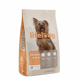 Lifelong Complete Alimento Secco Completo per Cani Adulti (Razze di Piccola Taglia) Ricco in Pollo e Riso - 3 kg