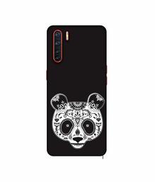 Amazon Brand - Solimo Designer Panda Illustrator 3D Printed Hard Back Case Mobile Cover for Oppo A91