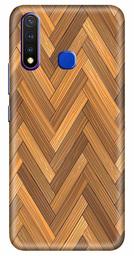 Amazon Brand - Solimo Designer Plywood Pattern 3D Printed Hard Back Case Mobile Cover for Vivo Y19 / Vivo U20