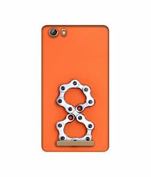 Amazon Brand - Solimo Designer Number Eight 3D Printed Hard Back Case Mobile Cover for Gionee Marathon M5 lite